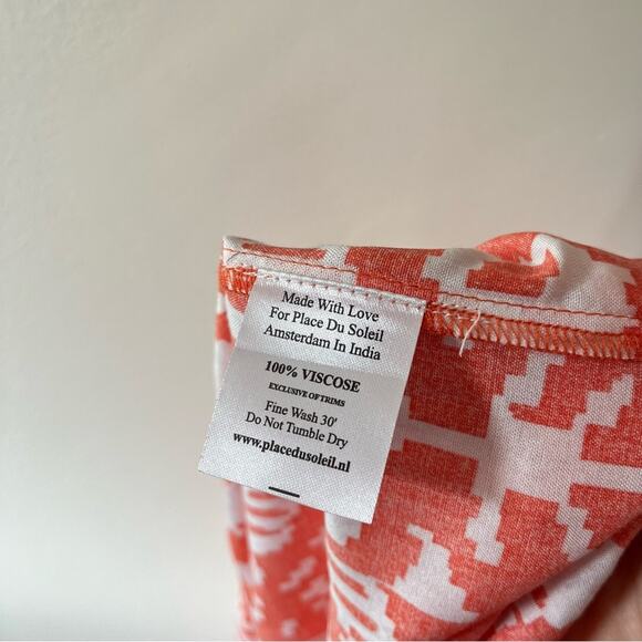 Place du Soleil Floral Ikat Tiered Sleeveless Ruffle Maxi Dress Multicolor - Picture 11 of 11